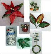 Victorian Beaded Flower Patterns for the Holidays