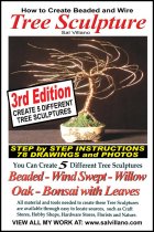 Wire and Bead Tree Sculptures