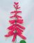 Coral Bean Beaded Flower Pattern
