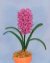 Hyacinth Beaded Flower Pattern