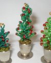 Miniature Christmas Trees Beaded Flower Pattern