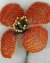 Poppy Victorian Beaded Flower Pattern