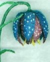 Fritillaria Orientalis Victorian Beaded Flower Pattern
